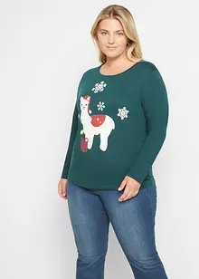 T-shirt de Noël à manches longues, bonprix