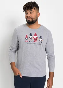 T-shirt manches longues avec motif de Noël, bonprix