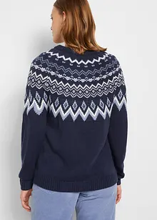 Pull norvégien à col haut, bonprix