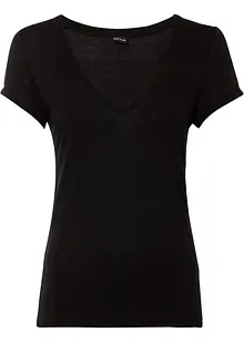 T-shirt col V, bonprix