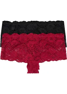 Lot de 2 shorties à dentelle, bonprix