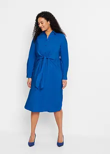 Robe midi à nouer sur le devant, bonprix