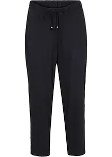 Pantalon taille extensible 7/8 en viscose, bonprix