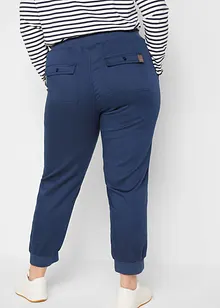 Pantalon en twill avec taille confortable, bonprix