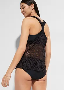 Tankini (ens. 2 pces) en dentelle, bonprix