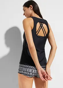 Tankini (ens. 3 pces) avec haut brassière, bonprix