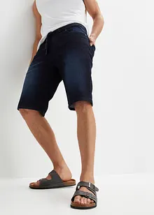 Bermuda confortable en jean et molleton, Regular, bonprix
