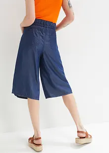 Bermuda en jean en lyocell TENCEL™, Wide Leg, taille haute, John Baner JEANSWEAR