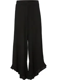 Pantalon jogger en crêpe texturé, bonprix