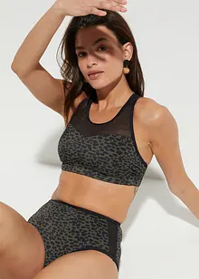 Bikini brassière (ens. 2 pces) avec mesh transparent, bonprix