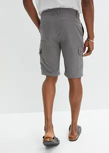 Bermuda cargo en microfibre, Regular, bonprix
