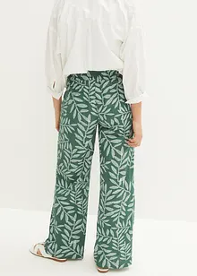 Pantalon palazzo imprimé en viscose, bonprix