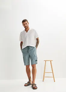 Bermuda cargo à taille élastiquée, Regular, bonprix