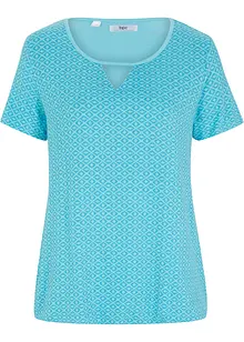 T-shirt à base élastiquée, manches courtes, bonprix