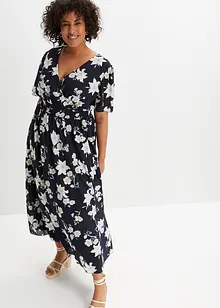 Robe longue à imprimé fleuri, bonprix