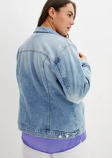 Veste en jean avec strass appliqués, bonprix