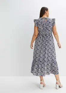 Robe midi à manches papillon, bonprix