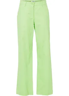 Pantalon en lin majoritaire avec taille confortable, Loose Fit, bonprix