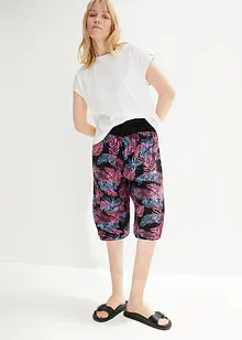 Pantalon 3/4 à taille confortable, Loose-Fit, bonprix