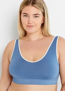 Lot de 2 brassières sans coutures Feel Comfort avec fibres de bambou, bonprix