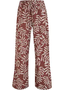 Pantalon palazzo imprimé en viscose, bpc bonprix collection