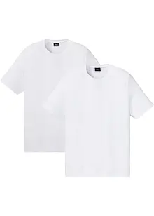Lot de 2 T-shirts 100% coton, bonprix