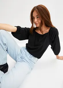 Blouse en jersey 100% coton, bonprix
