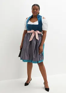 Dirndl avec velours en longueur midi (ens. 2 pces), bonprix