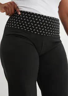 Jupe-culotte avec taille confortable, mi-mollet, bonprix