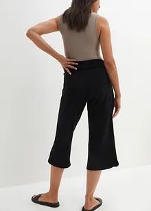 Jupe-culotte large en jersey, longueur 3/4 avec ceinture élastiquée, bonprix