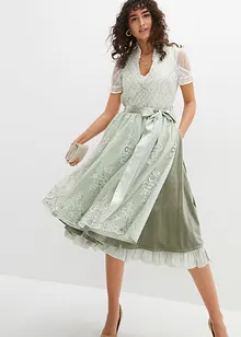 Dirndl avec jacquard et broderie (ens. 2 pces), bonprix