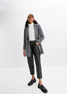 Manteau court imitation laine, bonprix