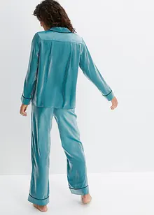 Pyjama en satin avec effet brillant, bpc bonprix collection