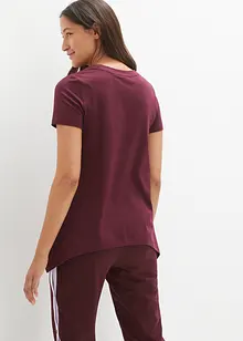 Lot de 2 t-shirts avec pans asymétriques à la base, bonprix