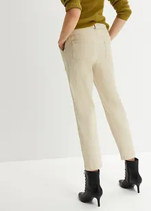 Pantalon en twill, taille confortable, bonprix