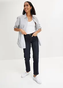 Jean droit slim, taille mi-haute, extensible, bonprix