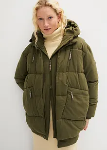 Veste d'hiver oversized avec capuche en polyester recyclé, bonprix