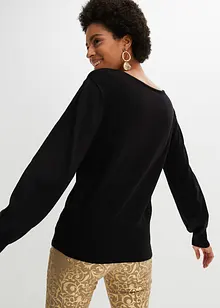 Pull avec détail chaîne, bonprix