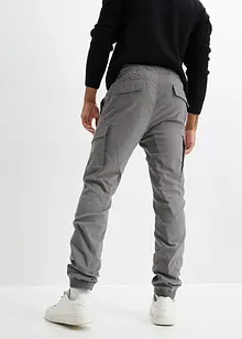 Pantalon thermo taille extensible Regular Fit avec poches cargo, Straight, bonprix