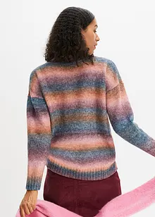 Pull avec dégradé de couleur et teneur en laine, bonprix