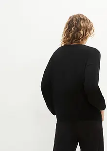 Pull oversize avec décolleté en V plongeant, bpc bonprix collection