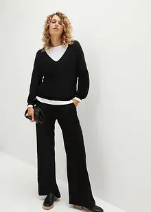 Pull oversize avec décolleté en V plongeant, bonprix