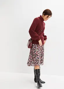 Pull en grosse maille avec motif torsadé, bonprix