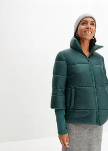 Veste matelassée avec manches en maille, bonprix