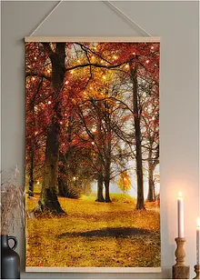 Tableau sur toile tissée LED à suspendre, bonprix