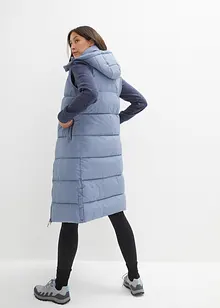 Veste longue fonctionnelle sans manches matelassée avec technologie thermo-isolante, bonprix