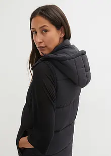 Veste longue fonctionnelle sans manches matelassée avec technologie thermo-isolante, bonprix