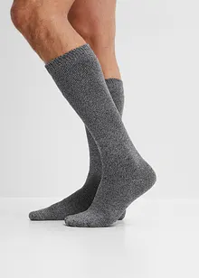 Lot de 3 paires de chaussettes thermo hautes sous-genou avec intérieur éponge doux, bonprix