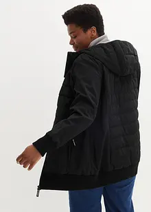 Veste matelassée hybride en mix de matière,  déperlante, bonprix