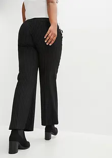 Pantalon à fines rayures avec jambes larges, bonprix